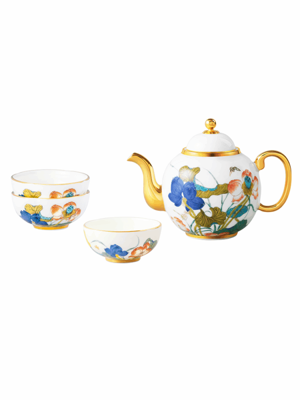 Felicitous Duet 5-pieces Cup-pot set