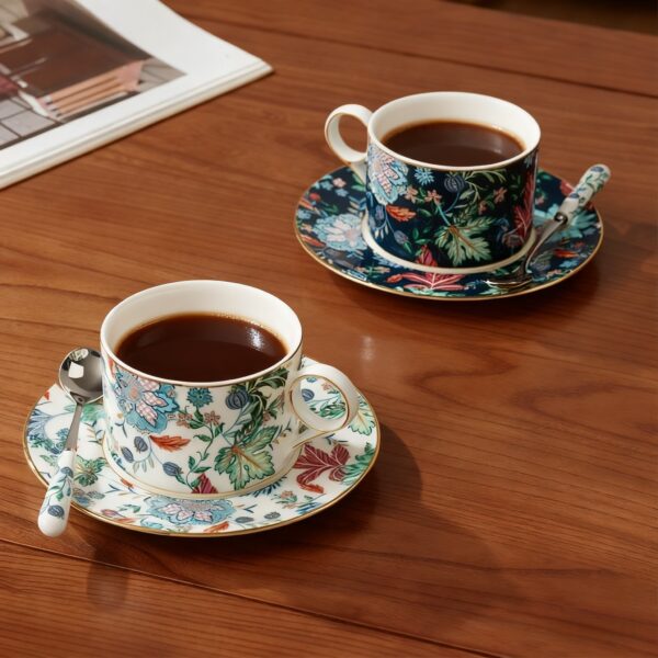 Clarence 6 piece Coffee Cup and Saucer Set