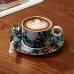 Clarence 3-piece Cup and Saucer Set (Blue Base)