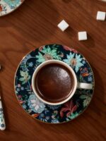 Clarence 3-piece Cup and Saucer Set (Blue Base)