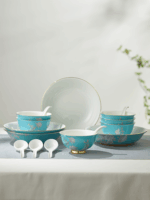Elegant peony 16-piece Chinese dinnerware set