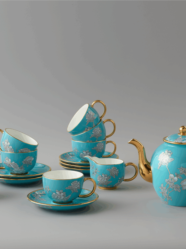 Elegant peony 17-piece set (1100ml)