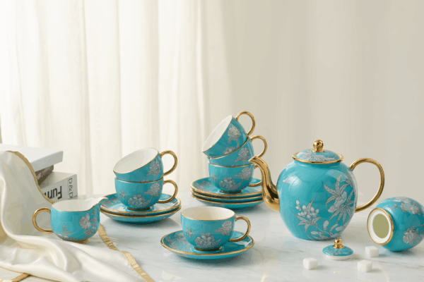 Elegant peony 17-piece set (1100ml)