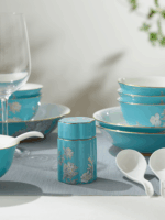 Elegant peony 38-piece Chinese dinnerware set