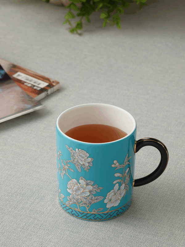 Elegant peony mug (350ml)