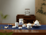 Pearls d Orient 18-piece Chinese tea set