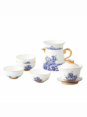 Pearls d Orient 9-piece tea set