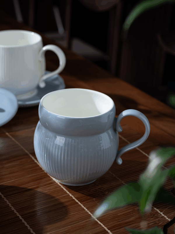 Moonlight Mug 310ml- White and grayMoonlight