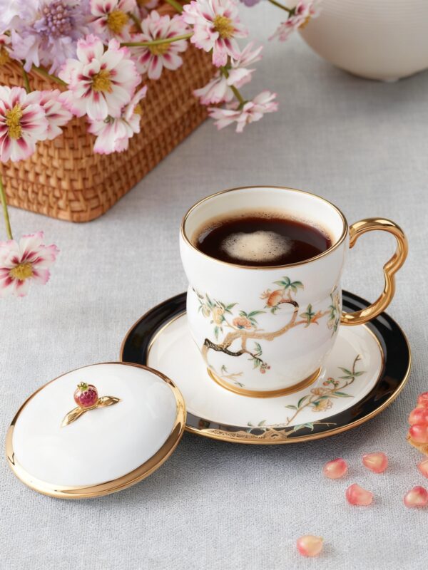 Pomeland White 3-piece Lid Cup (240ml)