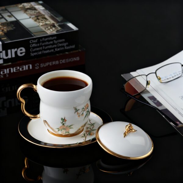 Pomeland White 3-piece Lid Cup (240ml)