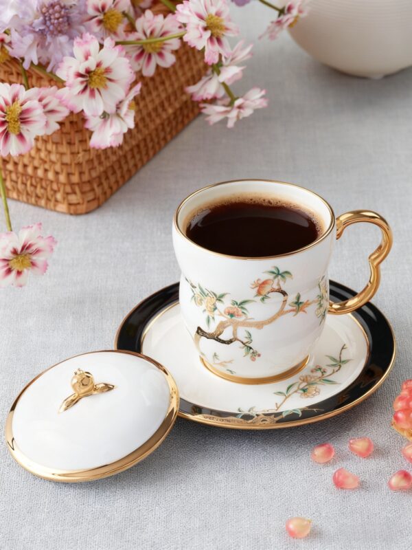 Pomeland White 3-piece Lid Cup (240ml)