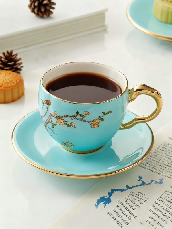 Lady Turquioa 2-piece Cup and Saucer Set (150ml)