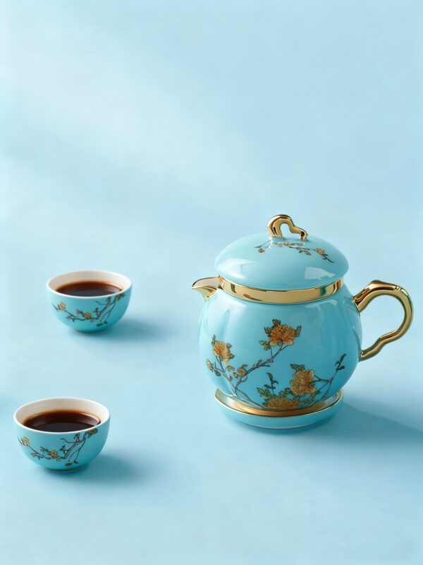 Lady Turquioa 7-piece Travel Cup-pot Set (300ml)