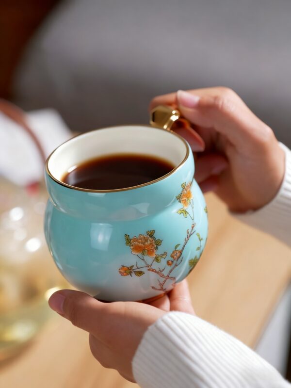 Lady Turquioa Refreshing Heart Single Cup